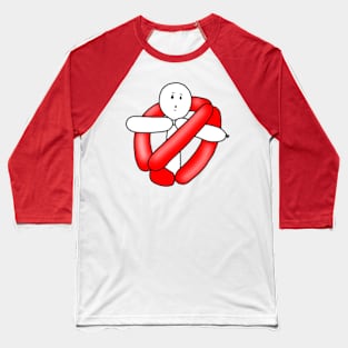 Ghostbusters Mooglie Balloon Baseball T-Shirt